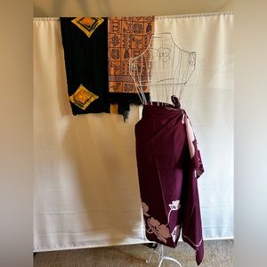 Sarong. Scarf. Wrap. Set of five